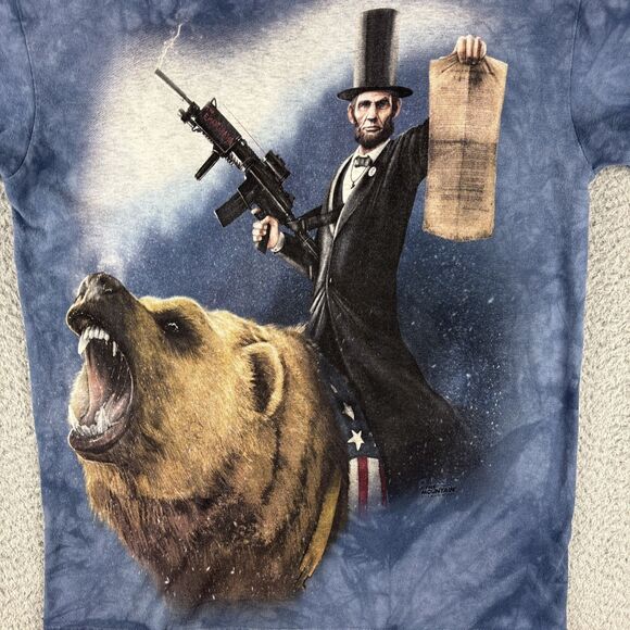 The Mountain T-Shirt Lincoln "The Emancipator" President Tee Adult Size Small - Picture 2 of 9